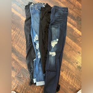 BUNDLE 4 Fashion nova skinny high waisted jeans